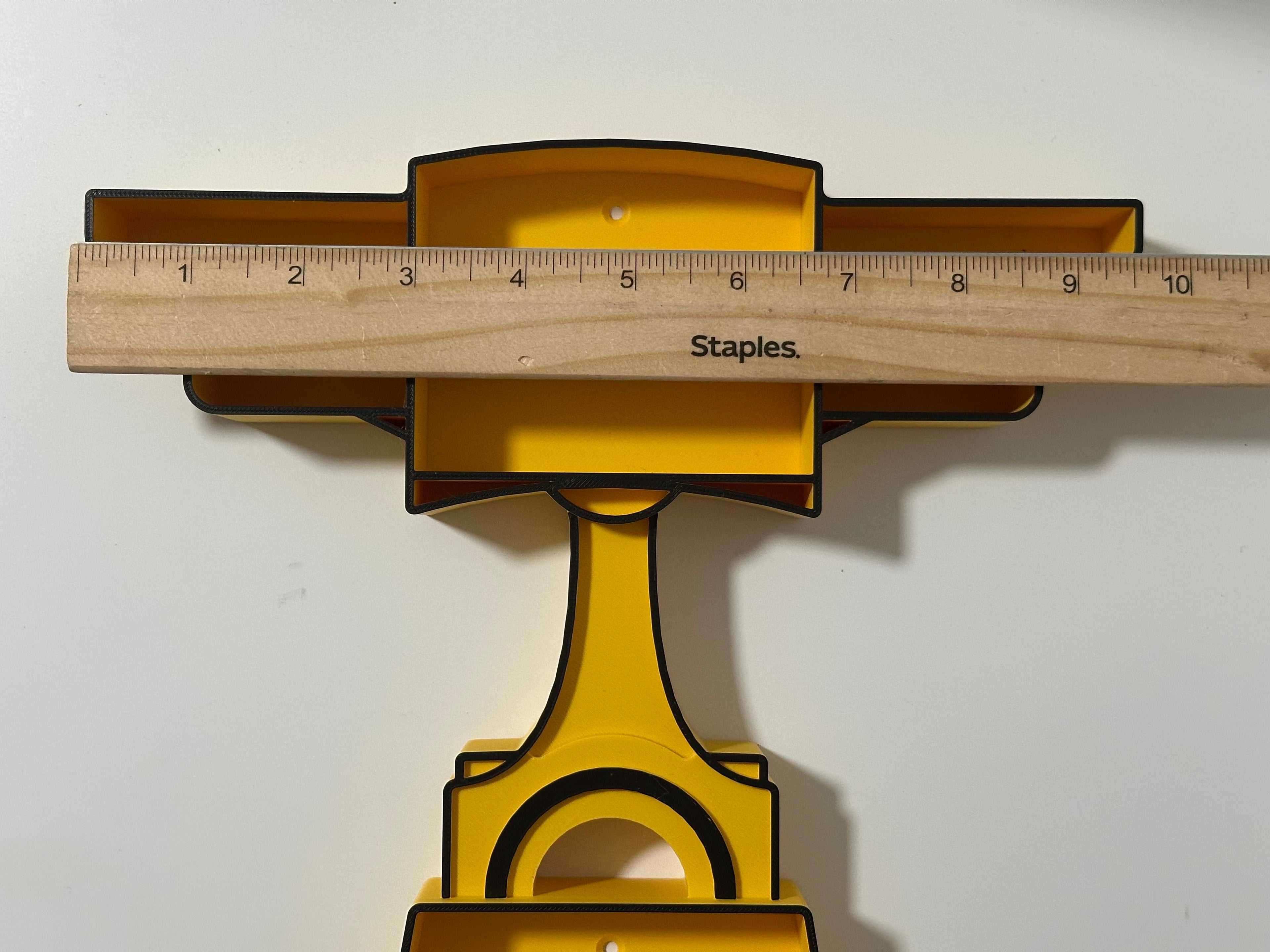 Piston Cup Wall Shelf for Mini Cars | Kids Room Organizer