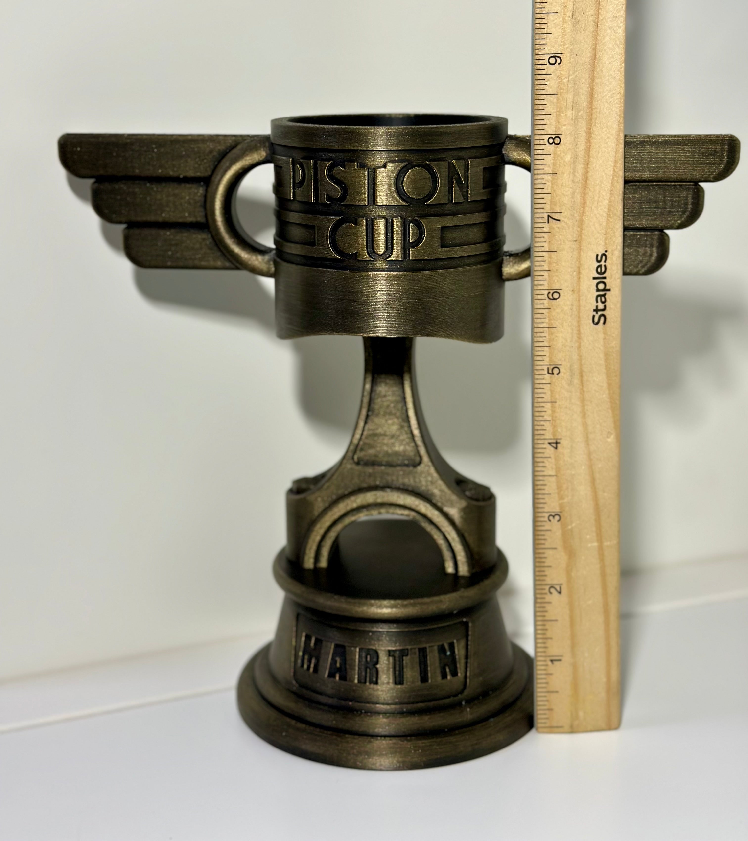 Piston Cup Personalized w/ Name | Kids Room Decor