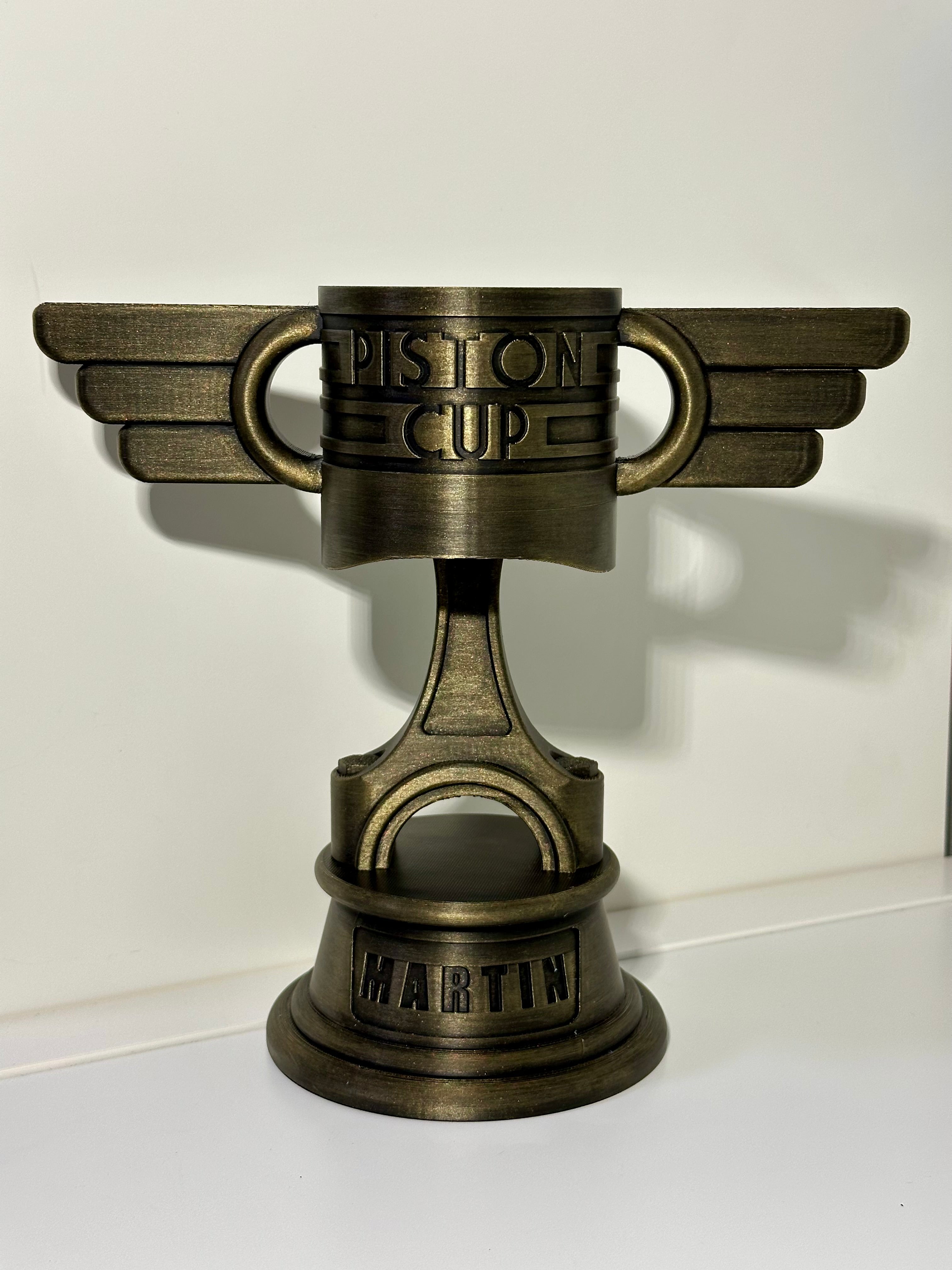 Piston Cup Personalized w/ Name | Kids Room Decor